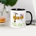 thumbnail image 3 of CafePress - Mr. Fix It Mug - 11 oz Ceramic Mug - Novelty Coffee Tea Cup, 3 of 4