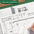 thumbnail image 6 of 28 PCS Compass Geometry Tools with Case, Drafting Tools Geometry Set with Swing Arm Protractor, Rulers, Metal Compass, Square Set, Mechanical Pencil, Back to School Supplies for Students, 6 of 8