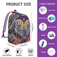 thumbnail image 5 of Bohemian Style Paisley Backpack, Durable Lightweight Daypack for School College, Laptop Bag with Multiple Pockets, Perfect Gift Idea, 5 of 5