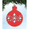 thumbnail image 1 of Designocracy 99806-O Christmas Ball Wooden Ornament, 1 of 1