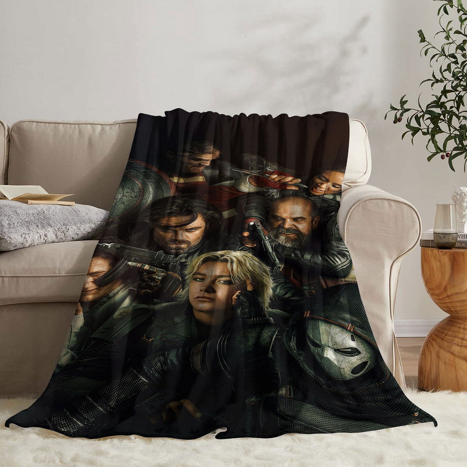 Thunderbolts Throw Blanket Gifts for Fans Lover Girls Boys Women Present Hoodie Him Bed 30"x40"