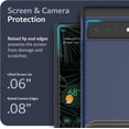 thumbnail image 4 of TUDIA  Merge Google Pixel 6 Pro Case 2021 Dual Layer Heavy Duty Cover - Indigo Blue, 4 of 8