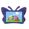 thumbnail image 2 of TechCircle Samsung Galaxy Tab S6 Lite Case 10.4 with S Pen Model SM-P610/P615, Kids Friendly Shockproof Butterfly Wing Kickstand Rugged Light Weight EVA Protective Cover, Purple, 2 of 6