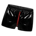 thumbnail image 4 of Bragas De Charol Lencería Para Hombre Bikini Traje De Baño Calzoncillos Shiny Open XL Sunnimix pantalones cortos para hombre, 4 of 6