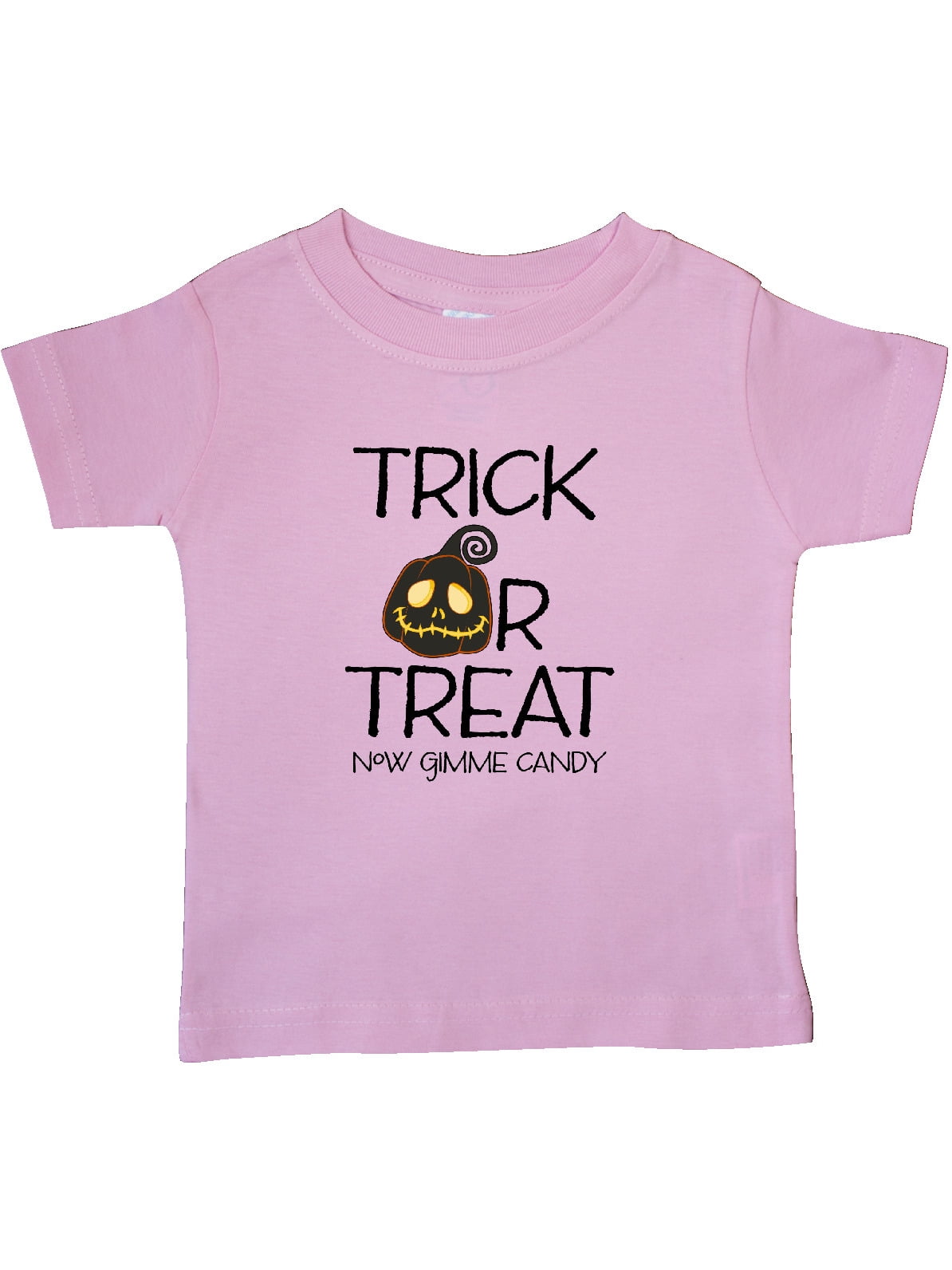 inktastic Trick or Treat Now Gimme Candy with Halloween Long Sleeve Creeper