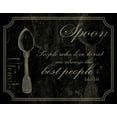 thumbnail image 2 of Grey, Jace 18x15 Gold Ornate Wood Framed with Double Matting Museum Art Print Titled - Spoon Quote 2, 2 of 4