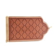 thumbnail image 4 of veasfak Classic Prayer Rug Comfortable Anti Slip Wedding floor Carpet Travel Praying Mat Brown, 4 of 9