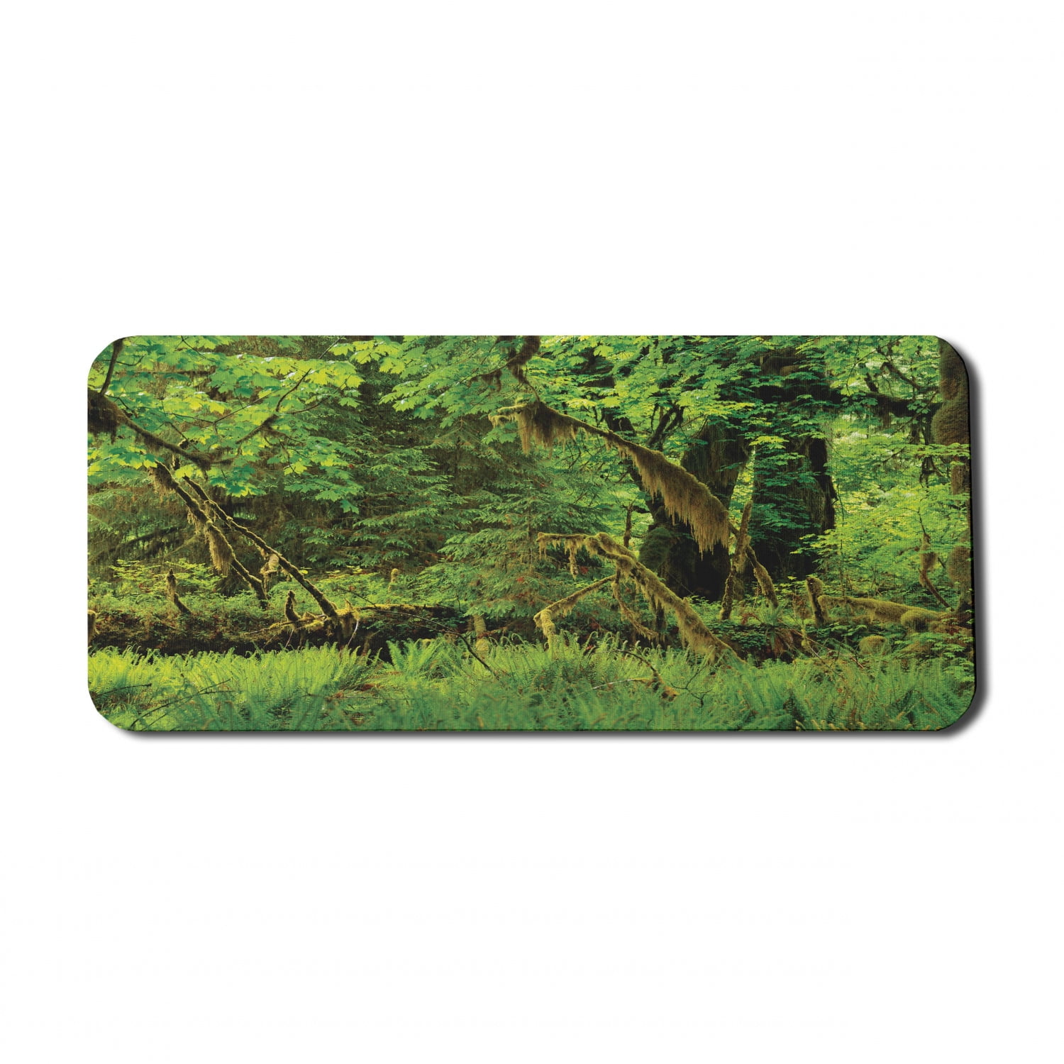 Wild Forest Mouse Pad  Northern Lights Sublimation Mousepad