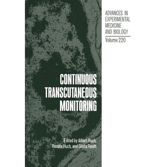 Advances in Behavioral Biology Continuous Transcutaneous Monitoring, Book 7, (Paperback)
