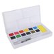 thumbnail image 3 of Professional Watercolor Paint Set Portable Watercolor Pigment with Pen Sponge (Plastic Box)12 Colors, 3 of 5