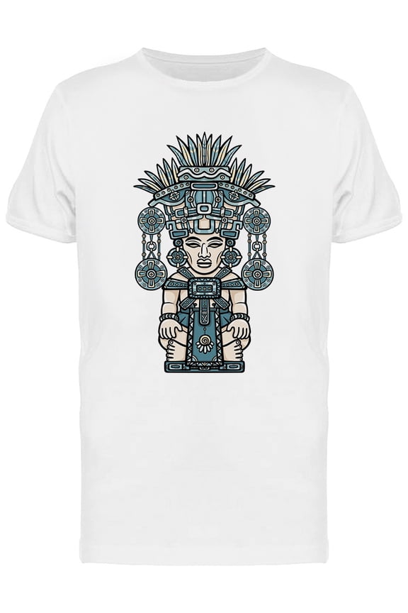 Indians Maya Idol T-Shirt Men -Image by Shutterstock, Male Small