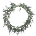 thumbnail image 2 of Northlight Pre-Lit Battery Operated Ombre Lavender Spring Wreath - 16" - White LED Lights, 2 of 9