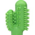 thumbnail image 2 of Juguete para perro A Pets Life en forma de Cactus Limpieza dental verde, 2 of 3