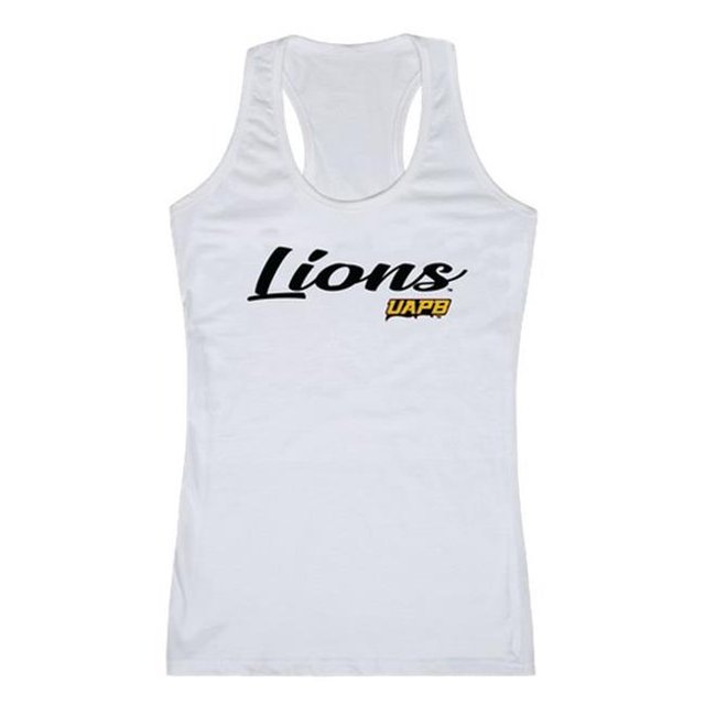 University of Arkansas Débardeur Script en Pin pour Femmes, Blanc - Extra Large