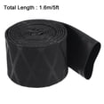 thumbnail image 4 of Uxcell 1.7:1 Black Heat Shrink Wrap Tubing for Fishing Rod 1.18inch Dia 5Ft, 4 of 5