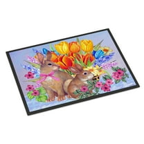 New Beginnings II Easter Rabbit Door Mat