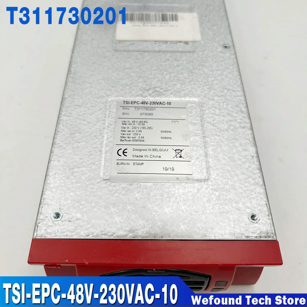 For Enatel 48VDC To 230VAC/525W/750VA Power Supply TSI-EPC-48V-230VAC-10 072687 T311730201