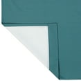 thumbnail image 2 of Eclipse Nikki Solid 100% Blackout Themaback Grommet Window Curtain, 40 In Wide x 95 In Long, Peacock, 2 of 2