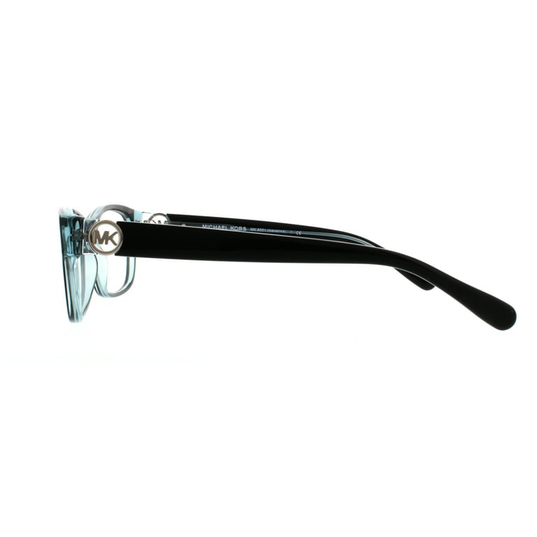 MICHAEL KORS Eyeglasses MK 8001 3001 Black Blue 53MM - Walmart.com