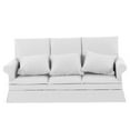 thumbnail image 5 of UPGRATOR Mini Sofa Figurine White Cotton 1 Set Living Room, 5 of 8