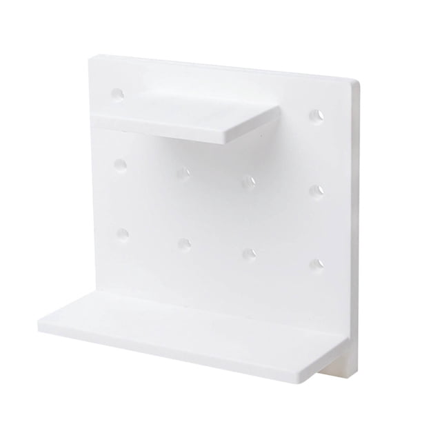 Estante de Almacenamiento de Plástico Adhesivo para Pared, para Inodoro y Cocina