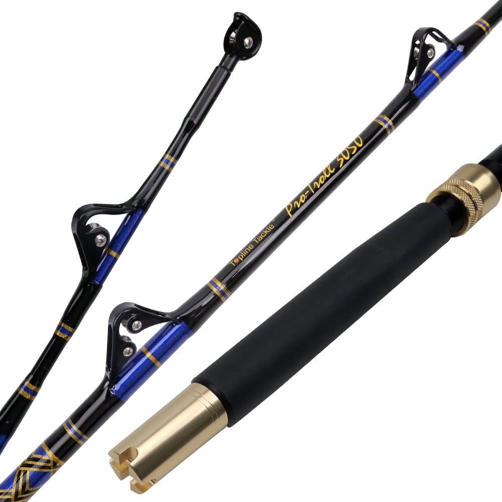Topline Tackle Trolling Rods Saltwater Deep Sea Fishing Boat Pole 80