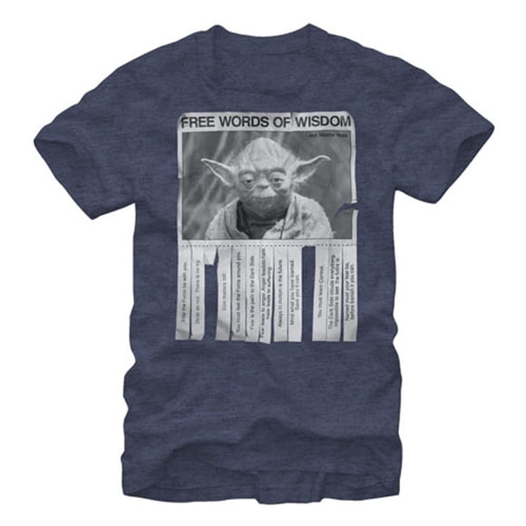 Camiseta con estampado vintage de Star Wars para hombre, azul marino
