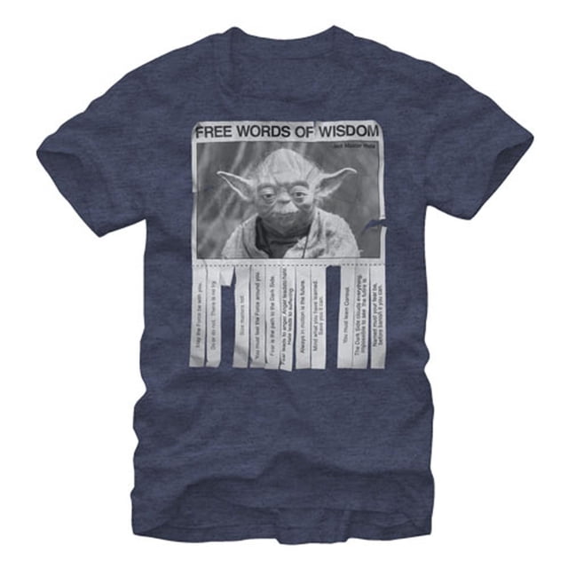 Camiseta con estampado vintage de Star Wars para hombre, azul marino