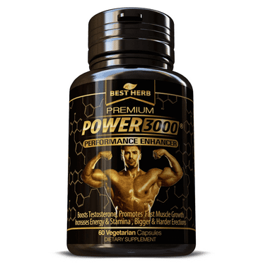 Bodybuilding POWER 3000 Strongest 60 PILLS TRIBULUS BIGGER MUSCLE MASS GAIN