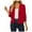 Red, variant on Fiaer Elegant Simple Knitted Cardigan Sweaters For Women 3/4 Sleeve Loose Fit Solid Color Casual Trendy Tops Pink L