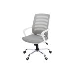 Monarch Specialties 7225 Multi-Position Office Chair - White/Grey Mesh
