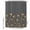 Gold Dark Gray, variant on Abstract Gold Florals Shower Curtains for Bathroom, Rustic Flowers Black Minimalist Waterproof Fabric Shower Curtain, Decorative Bathroom Curtain for Bathtub, 36"x72", No Hooks Included