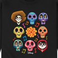 thumbnail image 3 of Coco - Musical Skulls  - Men's Crew Neck Fleece Pullover, 3 of 5