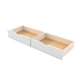 thumbnail image 6 of Euroco Wood Full over Full Bunk Bed with Twin Loft Bed,  L-Shaped 3 Beds with 2 Desks, Drawers and Pegboards, Storage Gaming Bed with LED Light and USB Charging, White, 6 of 10