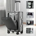 thumbnail image 1 of Caja de equipaje con apertura frontal de negocios, caja de carrito multifuncional para hombre, estuche de embarque de 28 pulgadas, paquete de viaje de alta capacidad para mujer, 1 of 4