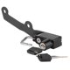 thumbnail image 5 of Cerradura para casco de motocicleta, aleación de aluminio antirrobo con 2 llaves aptas para Kawasaki Z1000 2014-2017, 5 of 12