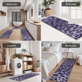 thumbnail image 5 of Leopard Pattern Purple Kitchen Rugs Sets Of 3,Kitchen Runner Rugs Non Skid Washable,Decorative Kitchen Floor Mats for Kitchen,Sink,Laundry,17"x30"+ 17"x47" + 17"x59", 5 of 6