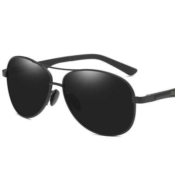 Mens Polarized Sunglasses Metal Frame UV400 Protection Perfect For Driving High Clarity Lenses with Anti Glare