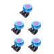 thumbnail image 2 of Yuarrent Bicicleta pequeña campana hierro plástico flor bicicleta campana inteligente decorativa ciclismo anillo alarma, azul Azul 5piezas Yuarrent CBP016793, 2 of 6