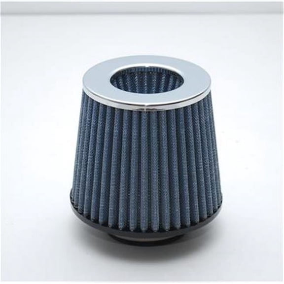 VIBRANT 1921C Open Funnel Cold Air Intake Air Filter, 2.5 In. - Blue