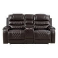 thumbnail image 1 of Tennessee Power Reclining Loveseat made with Leather Gel Upholstery in Espresso, 1 of 7