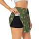thumbnail image 1 of Balery Birds Wild Ducks Pantalones cortos deportivos para mujer con forro y dos bolsillos, elásticos, para entrenamiento, gimnasio, yoga-Small, 1 of 7