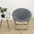 thumbnail image 3 of Easy To Chair For Folding Fits Slipcover For Easy Spandex Fabric Cover Slipcover And Slipcover Easy To Clean In Various Colors Chair Fits black light Grey, 3 of 9