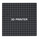 thumbnail image 1 of Ca de impresión de material acero de impresora 3D de 235 mm con adhesivo para Ender 3 shamjiam Plataforma de cama de calor de hoja, 1 of 9