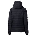 thumbnail image 3 of Women's Cutter & Buck Black Green Bay Packers Mission Ridge Repreve- Eco Insulated Full-Zip Hoodie Puffer Jacket, 3 of 3