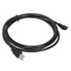 thumbnail image 5 of Cable de datos de codo USB 2.0 de 90 grados macho a mini USB macho Disco duro Suministros de computadora Dirección de giro derecha, 5 of 12