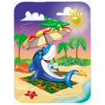 thumbnail image 1 of Dolphin Sunning on the Beach Mouse Pad, Hot Pad or Trivet, 1 of 1