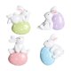 thumbnail image 1 of 4x Pegatizas de refrigerador en forma de huevo de Easter Bunny Decoraciones Adorables Pegatinas de refrigerador impermeables para el refrigerador para Con huevo, 1 of 8