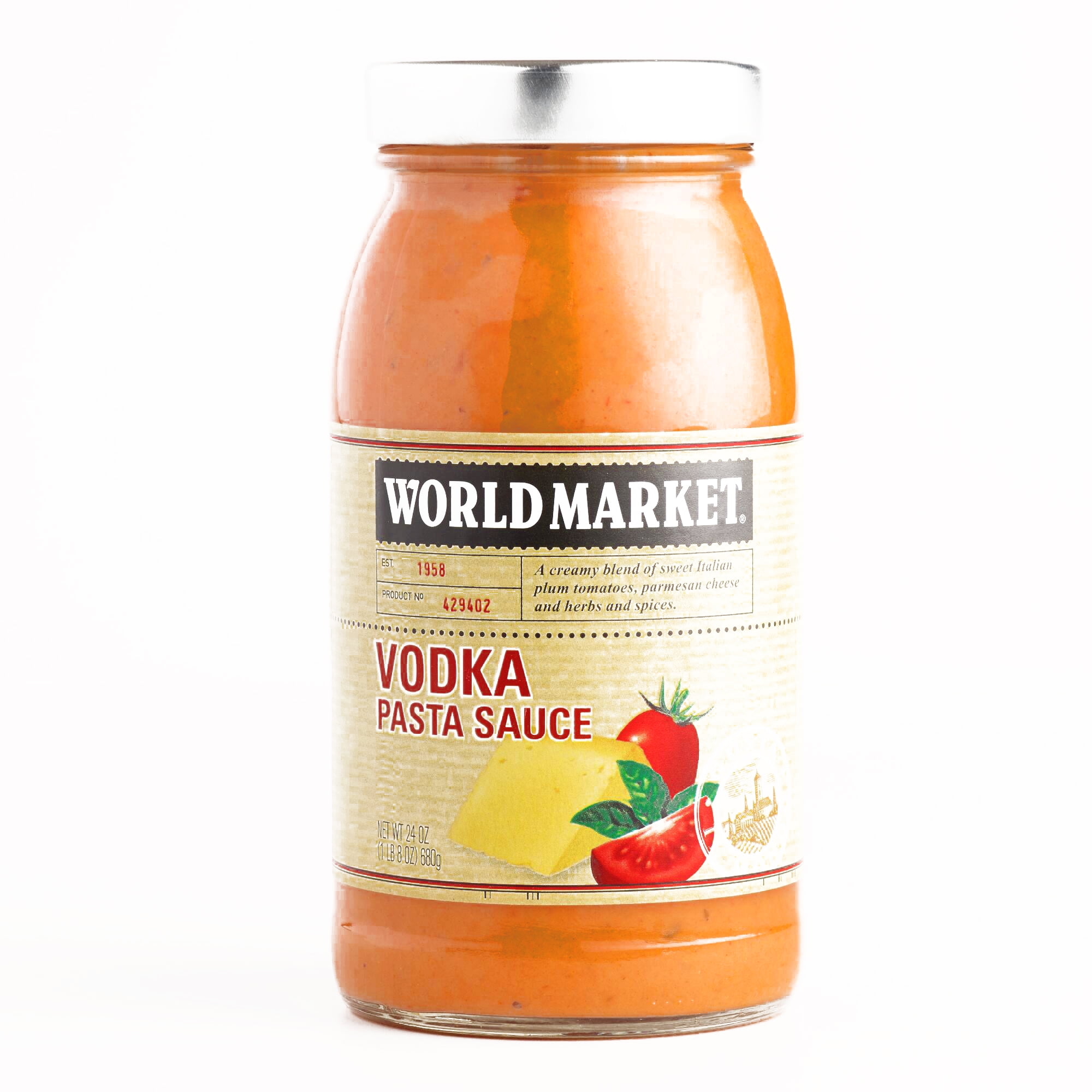 Vodka Pasta Sauce 24 oz each (5 Items Per Order, not per case