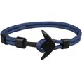 thumbnail image 1 of Pulsera Náutica | Hombre Mujer | Edición Náutica | Ancla negra mate, 1 of 5
